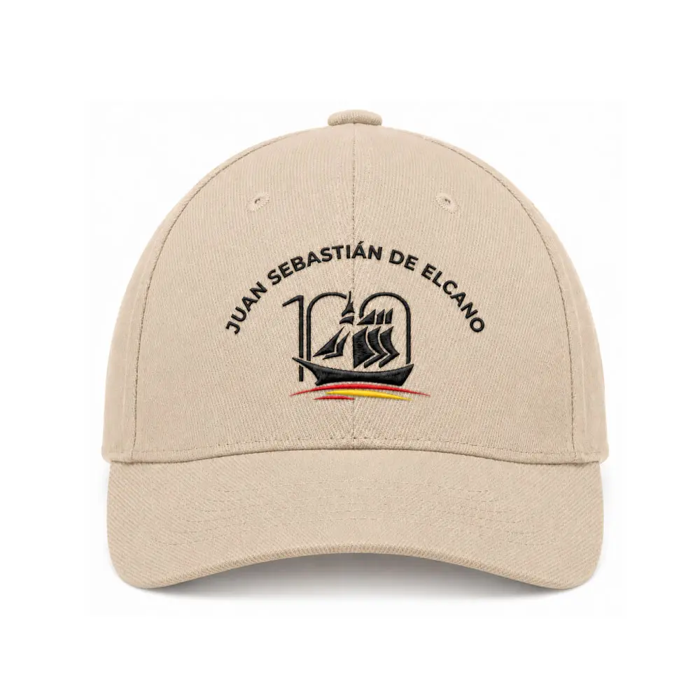 Gorra-Beige-Logo-Frontal-Centenario-Buque-Escuela-Elcano-2.webp