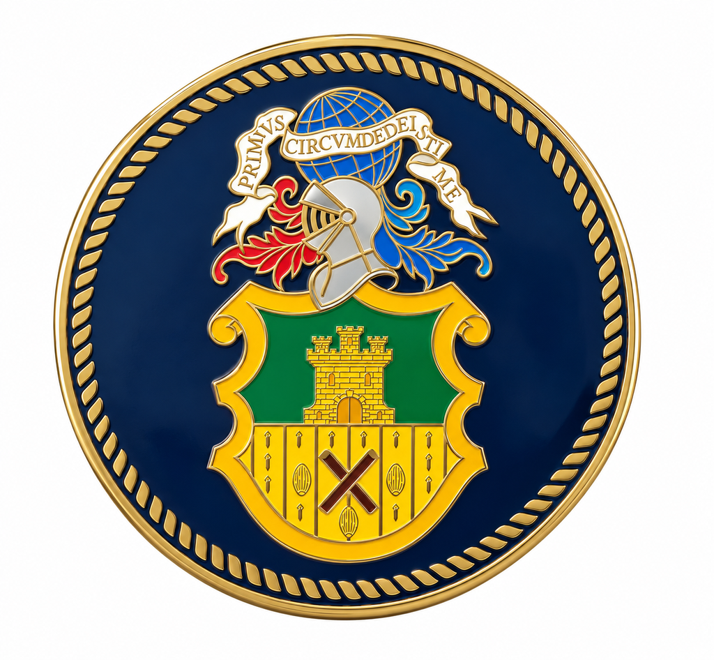 Moneda Escudo de Armas Centenario Elcano