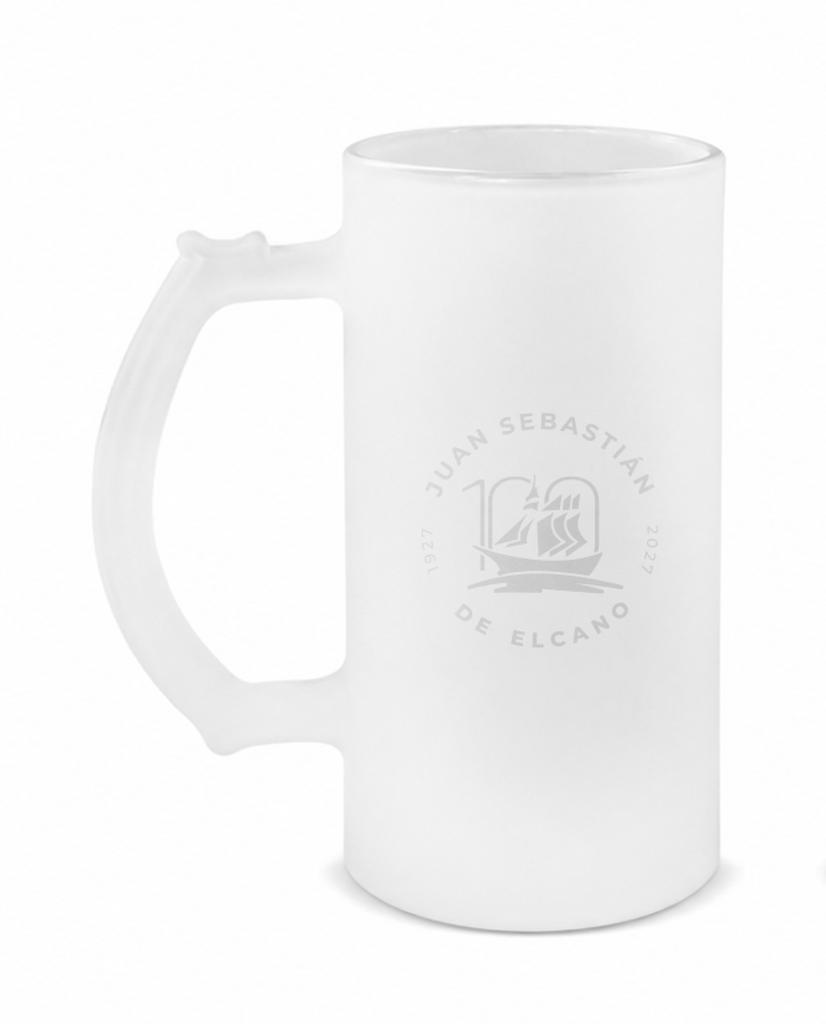 Jarra de Cerveza de Cristal Láser Centenario J.S. de Elcano