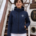 Chaqueta Softshell Marino Mujer Centenario Elcano