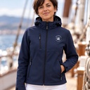 Chaqueta Softshell Marino Mujer Centenario Elcano
