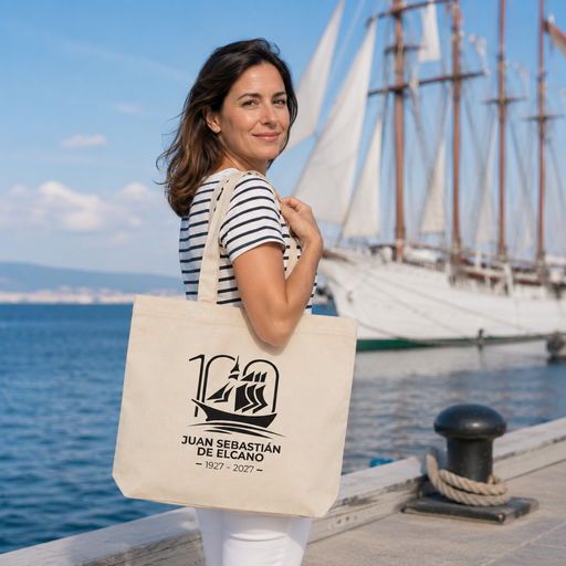[CJSE101] Tote Centenario Juan Sebastián de Elcano (versión Cuadrada)