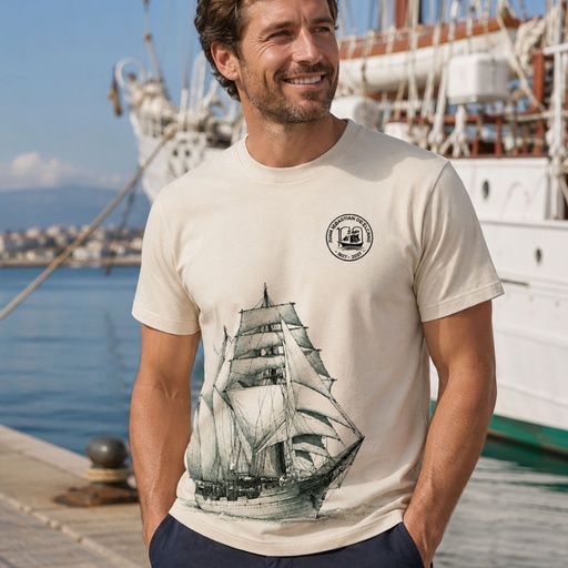 [CJSE165] Camiseta Buque Escuela Elcano